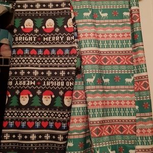 Womans christmas tights medium and large
